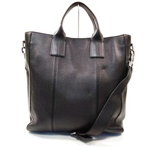 Christian Louboutin Black Leather Tote Bag